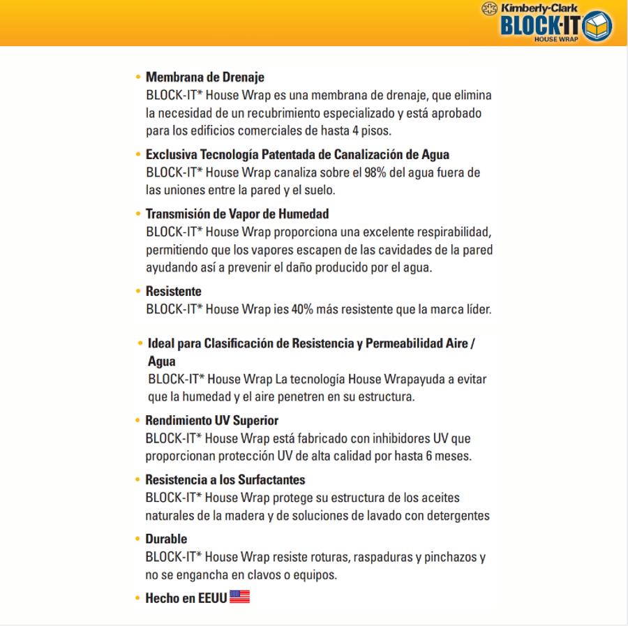 Membrana Hidrófuga Premium Homewrap 28m2 Kimberly Clark