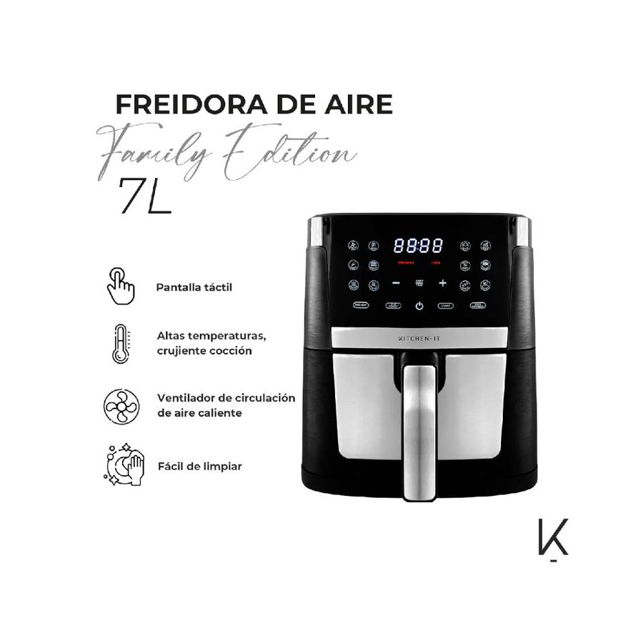 Freidora de Aire Kitchen It Family Edition 7 Litros
