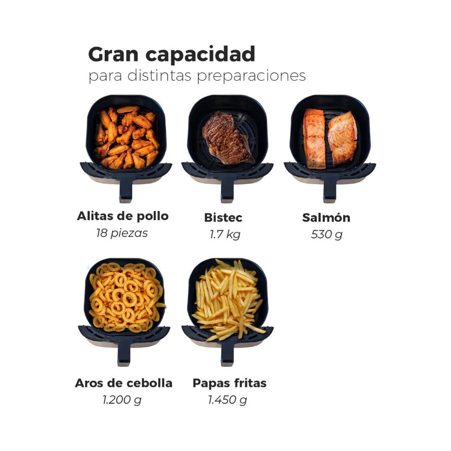 Freidora de Aire Kitchen It Family Edition 7 Litros