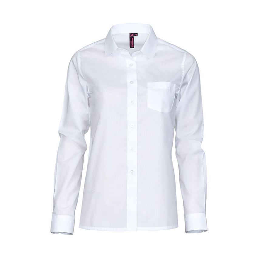 Blusa Colegio Clasica Mujer Kotting Blanco