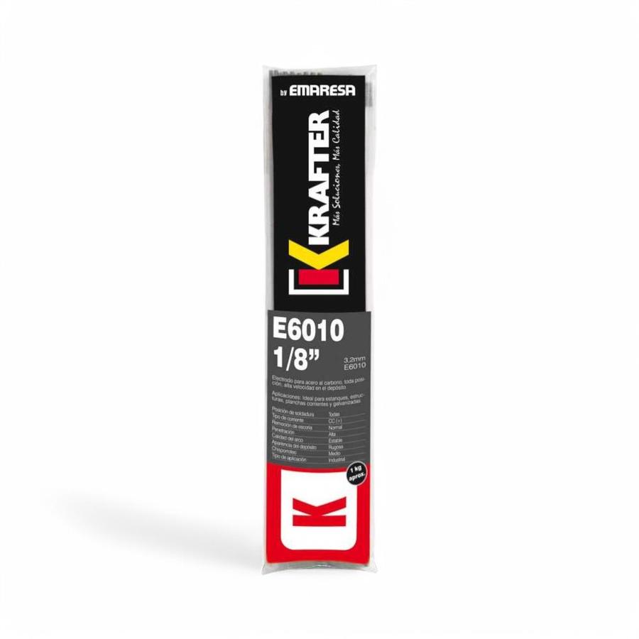 Electrodo Krafter E 6010 1/8" 1 Kg