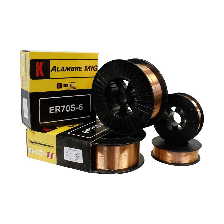Alambre Tubular Flux Mig Rollo 0,8MM 5KG Krafter