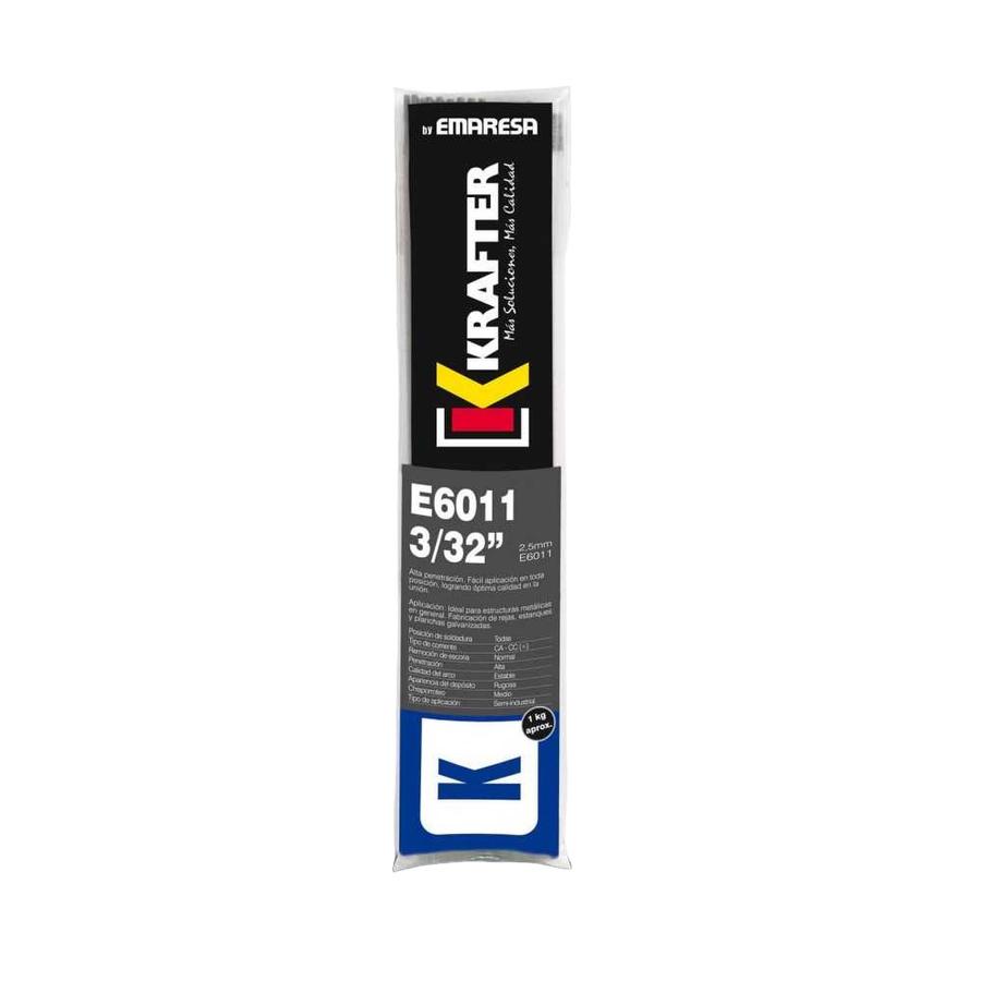 Electrodo Krafter E6011 3/32" 1 Kg