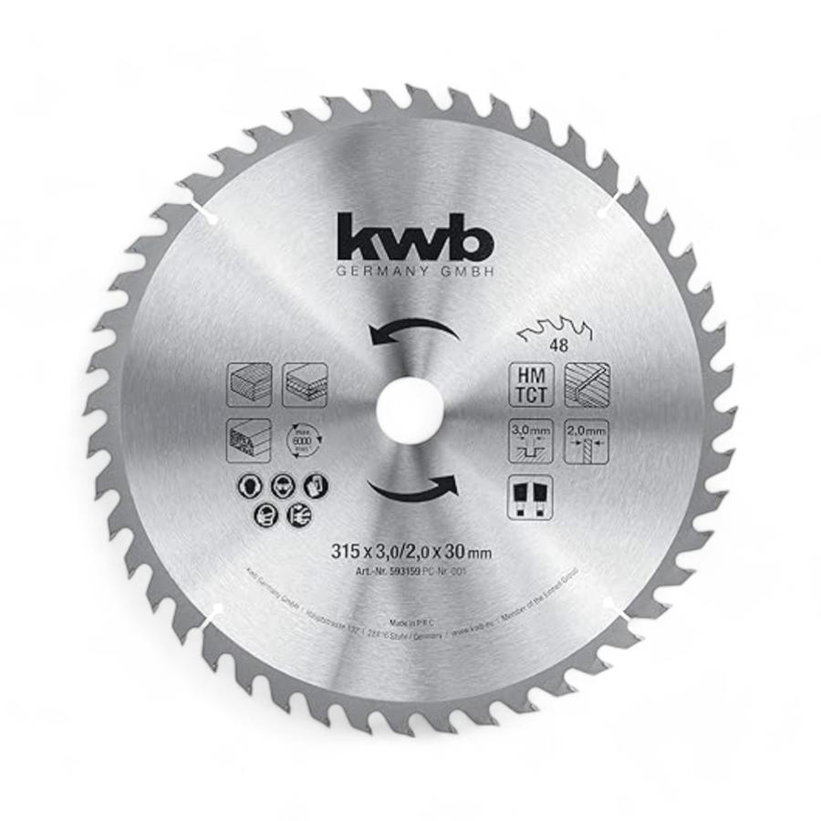 Disco De Cierra Circular KWB 184x16 Mm 60 Dientes