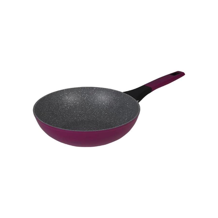 Wok Marmoleado 28 Cm Km Soho Fucsia