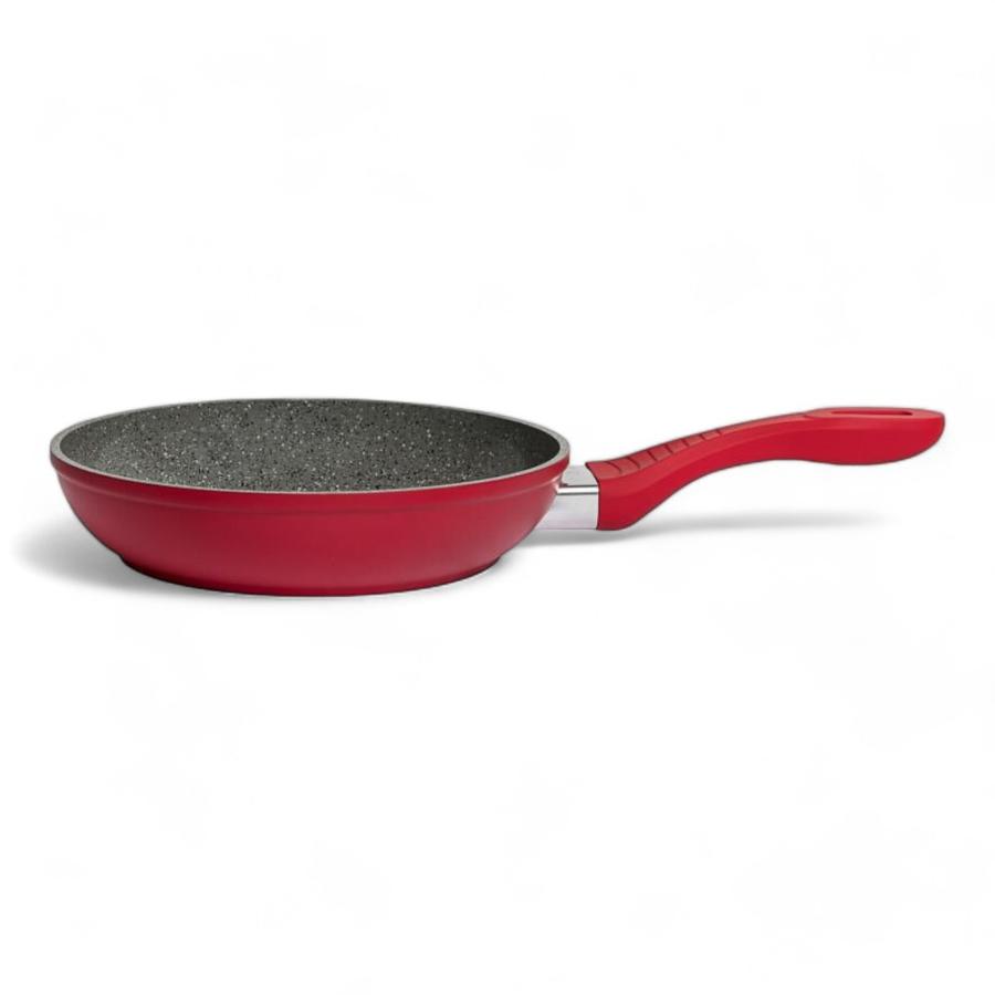 Sartén KitchenWare Ceramarble 20 Cm Rojo