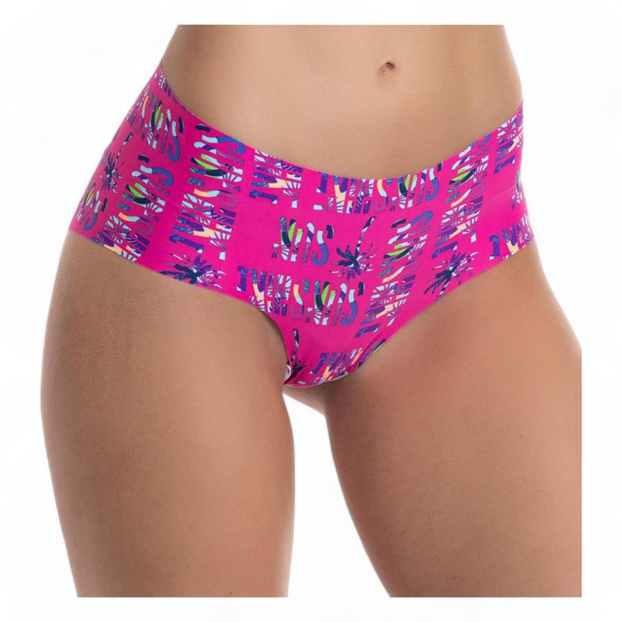 Pantaleta Microfibre Corte Laser Mujer Lady Genny Fucsia