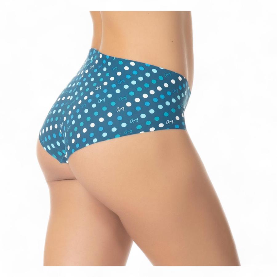 Pantaleta Microfibre Corte Laser Mujer Lady Genny Petróleo