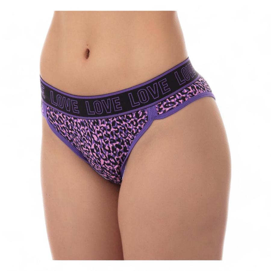 Tanga Algodón Spandex Mujer Lady Genny Morado