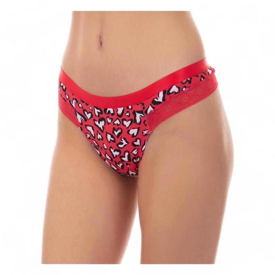 Colaless Algodón Spandex Mujer Lady Genny Rojo