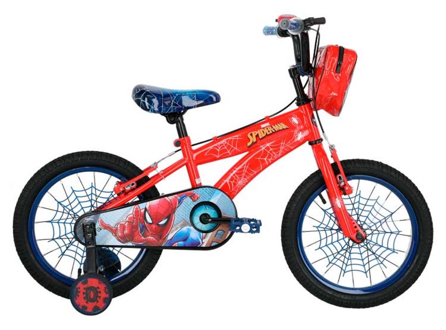 Bicicleta Infantil Lahsen Spiderman Aro 16 Rojo