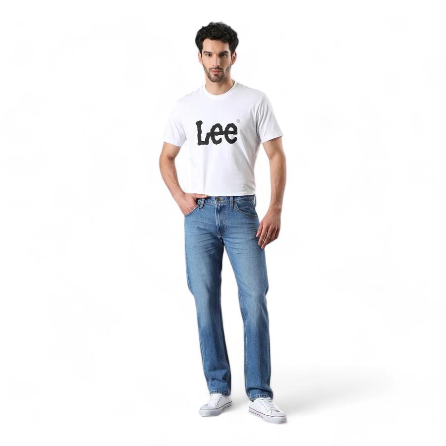 Jeans Straight Fit Hombre Lee Daren Celeste