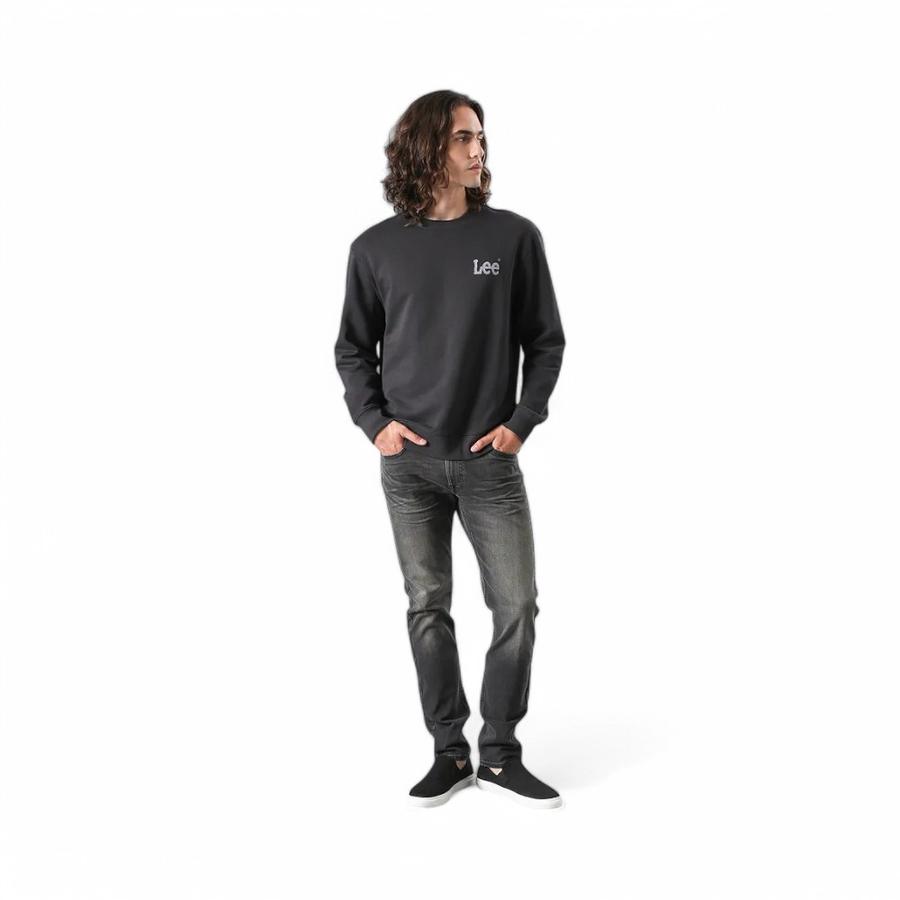Polerón Hombre Lee Woobly Washed Negro