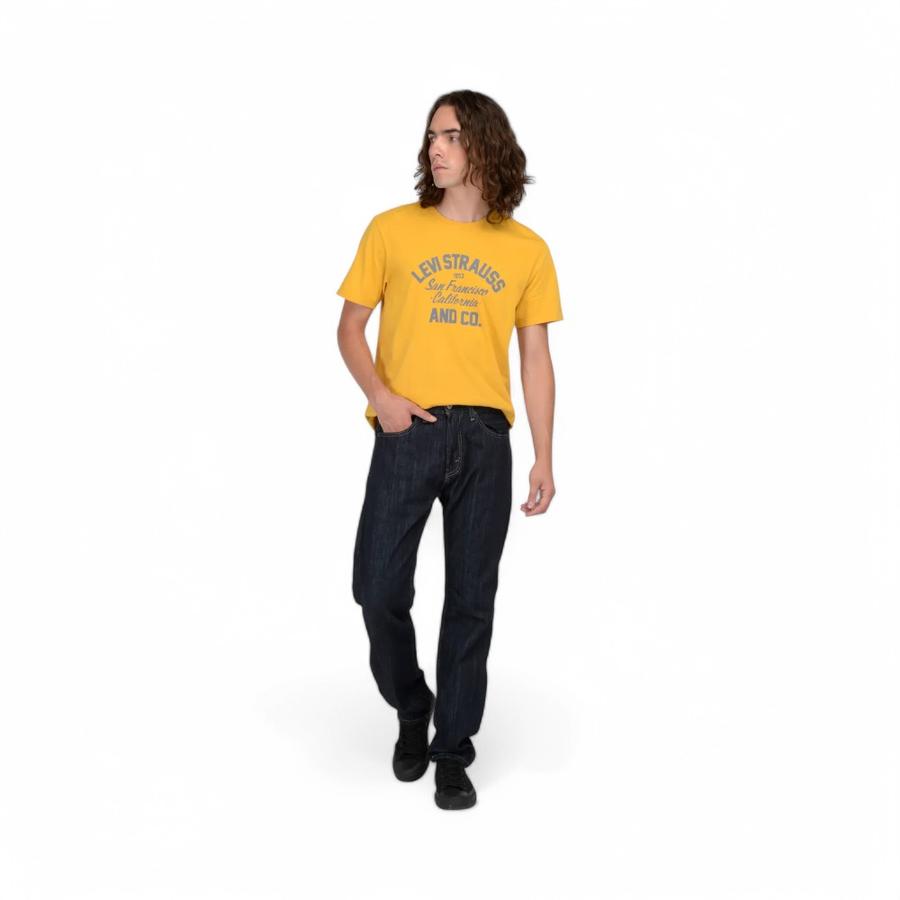 Jeans Hombre Levi’s 505 Regular Recto Azul Oscuro