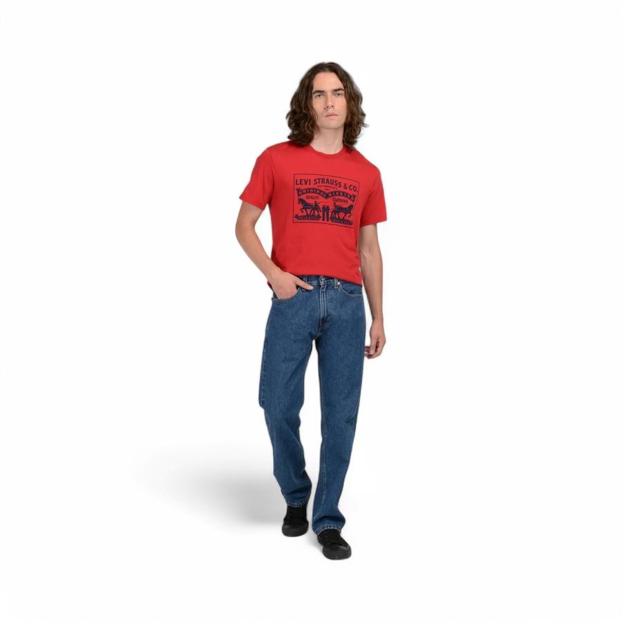Jeans Hombre Levis 505 Regular Recto Azul Oscuro