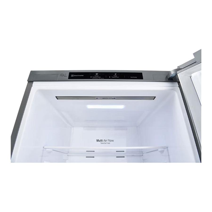Refrigerador LG Bottom Freezer 306L Smart Inverter Plateado