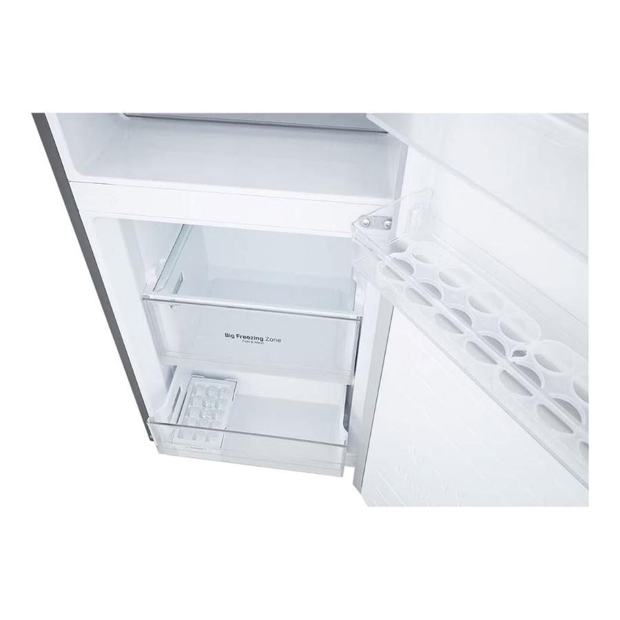 Refrigerador LG Bottom Freezer 306L Smart Inverter Plateado