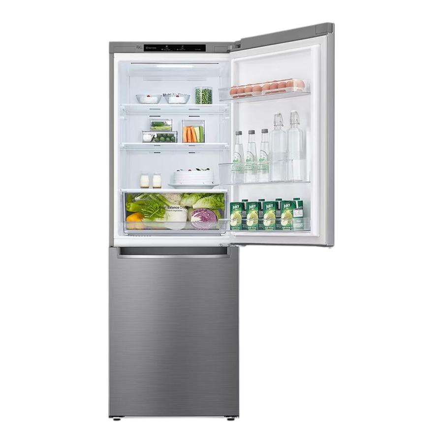 Refrigerador LG Bottom Freezer 306L Smart Inverter Plateado