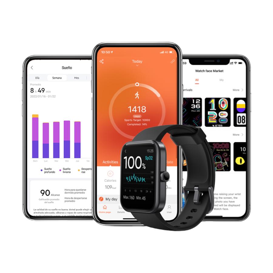 Smartwatch Lhotse Live 206 Negro