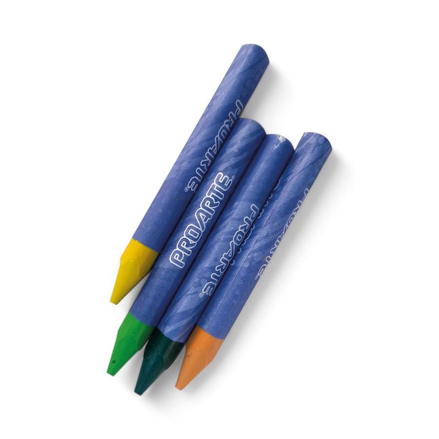 Lápices De Cera Proarte Triangulares 12 Colores