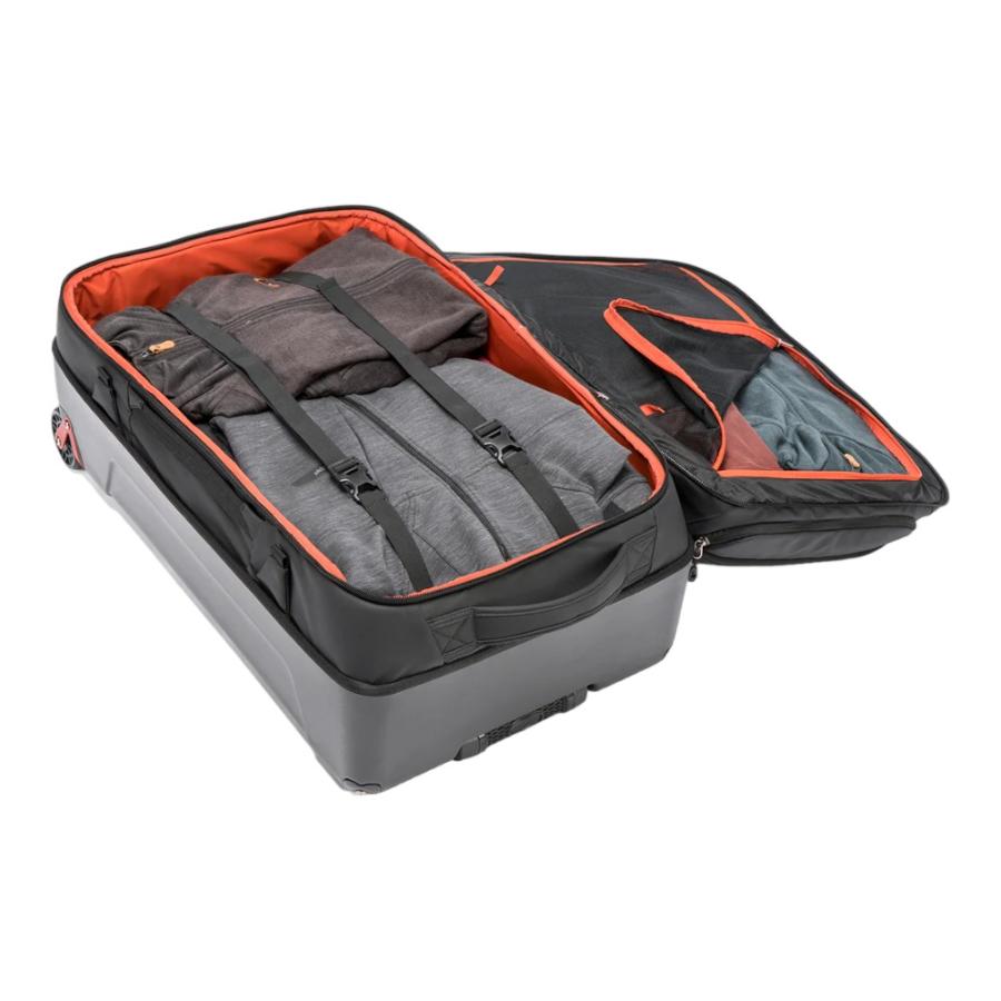 Bolso Unisex Lippi Fox Wheel Duffle 45L Negro