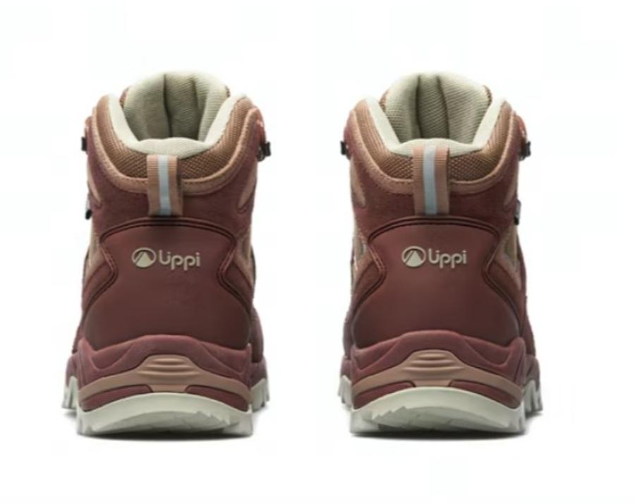Botin Mujer Lippi Puelo Cs Hi Burdeo