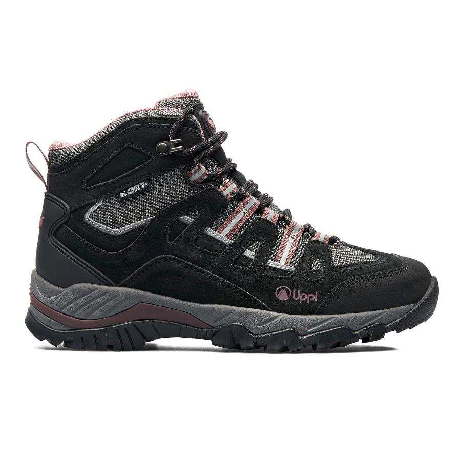 Botin Outdoor Mujer Lippi Puelo Cs Hi Negro