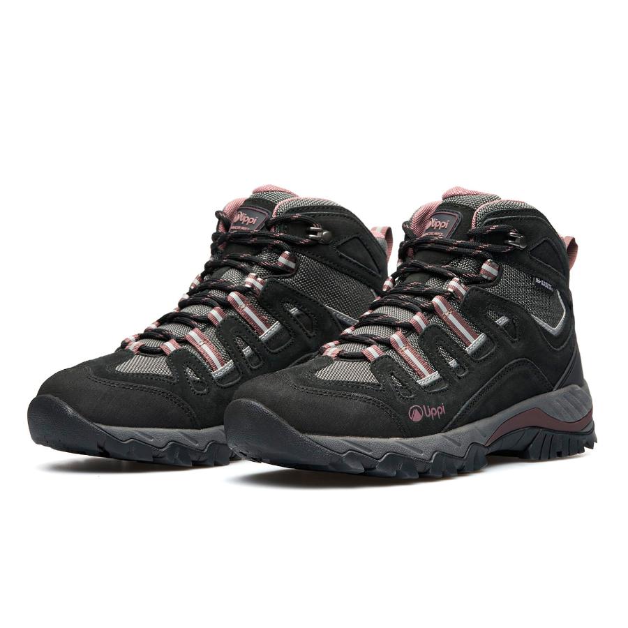 Botin Outdoor Mujer Lippi Puelo Cs Hi Negro