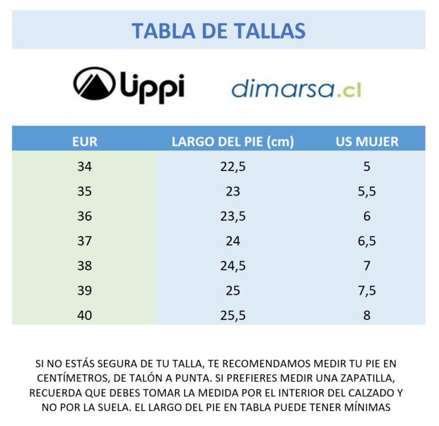 Botin Lippi All Terra Mid Mujer Gris