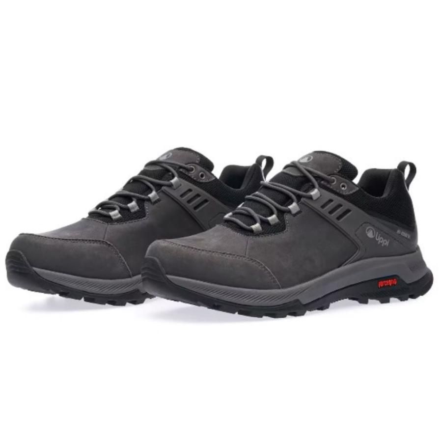 Zapatilla Lippi Vulcano Shell Stone Hombre Negro