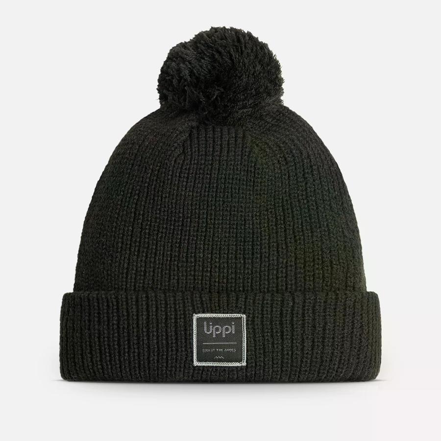 Gorro Unisex Fly Line Pom Blend-Pro Beanie Lippi Negro