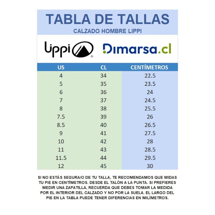 Botines Outdoor Hombre Lippi All Terra Mid Azul