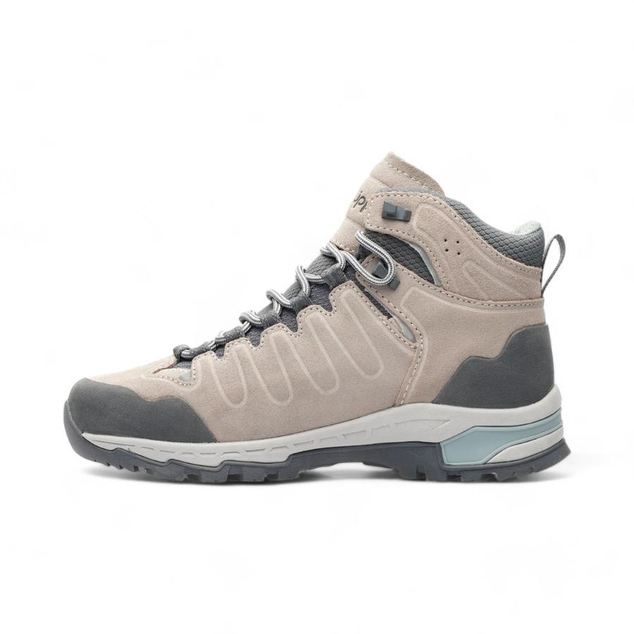 Botines Outdoor Mujer Lippi All Terra Mid Beige