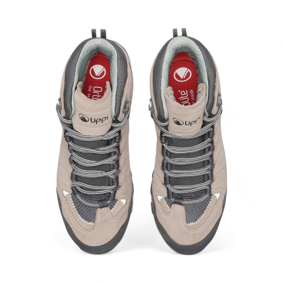 Botines Outdoor Mujer Lippi All Terra Mid Beige