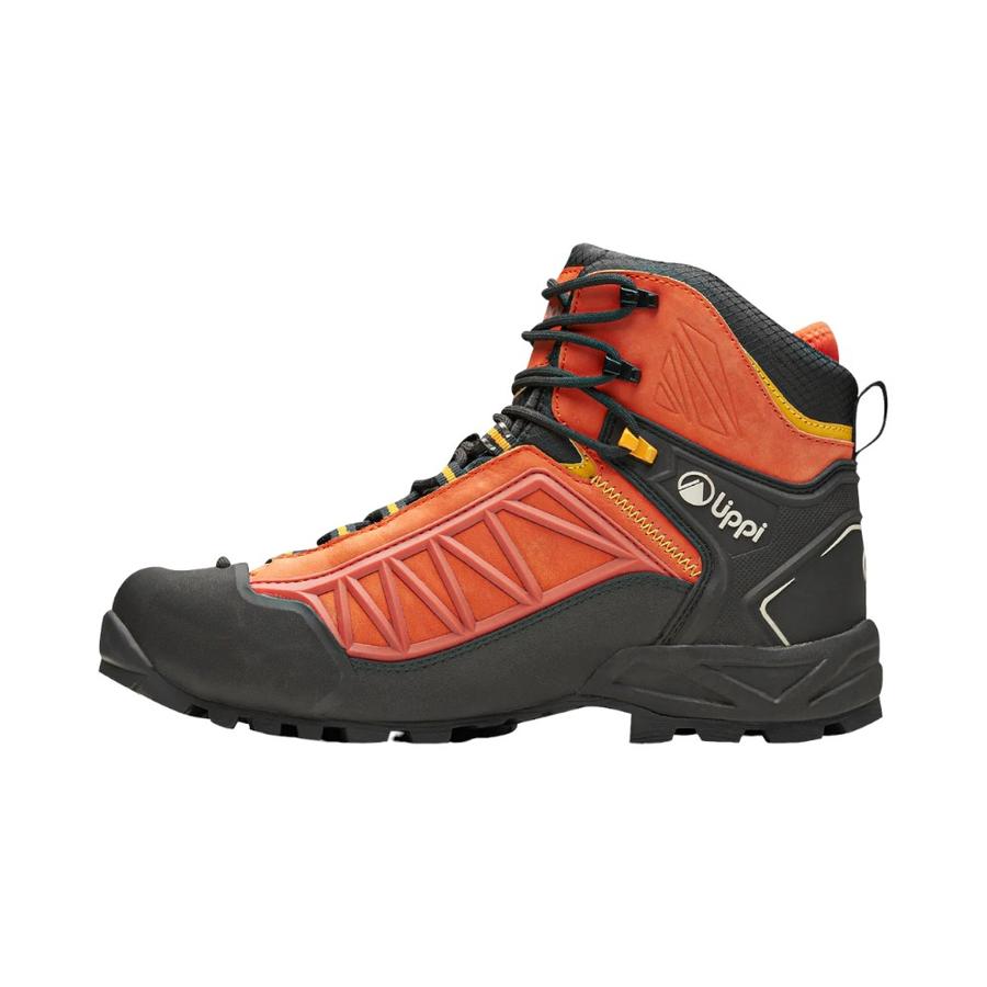 Botines Outdoor Hombre Lippi Bravo Evo Rojo Anaranjado