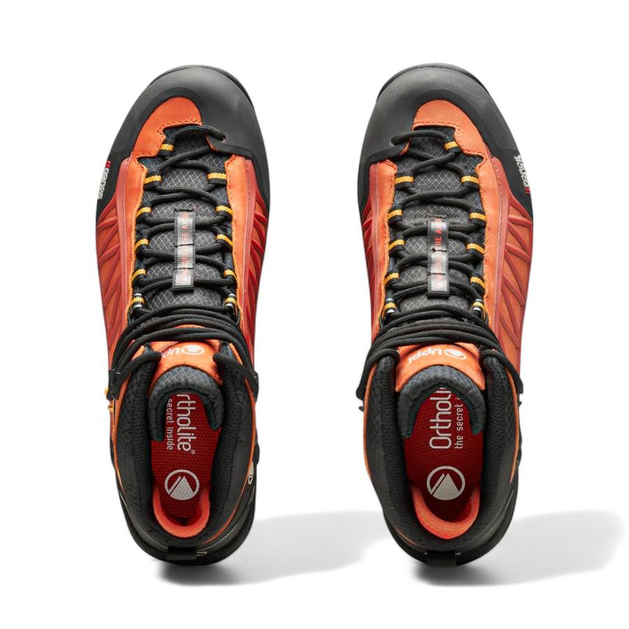 Botines Outdoor Hombre Lippi Bravo Evo Rojo Anaranjado