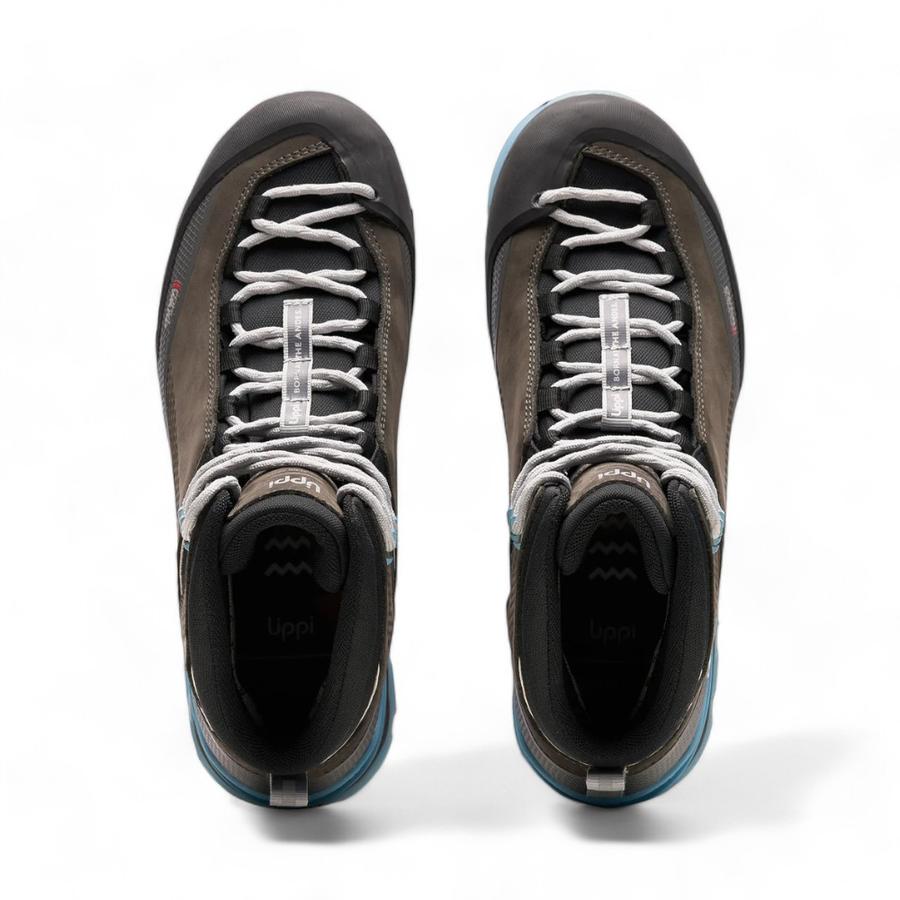 Botines Outdoor Hombre Lippi Serac Grafito/Celeste