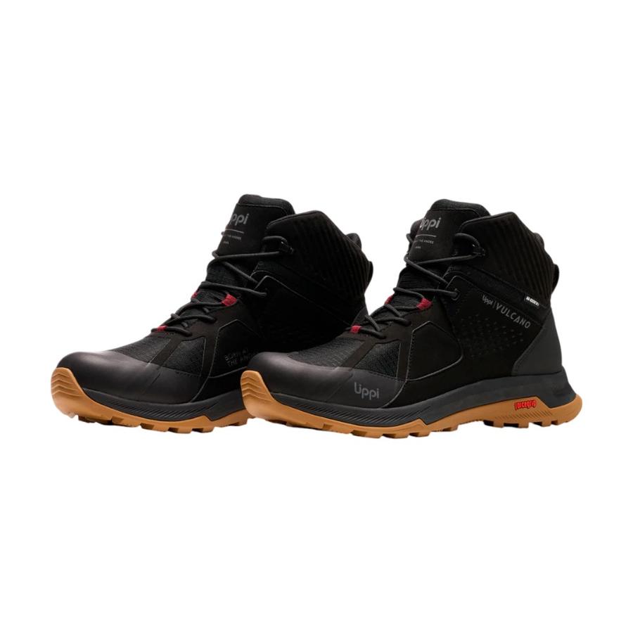 Zapatillas Outdoor Hombre Lippi Vulcano Onyx Mid Negro