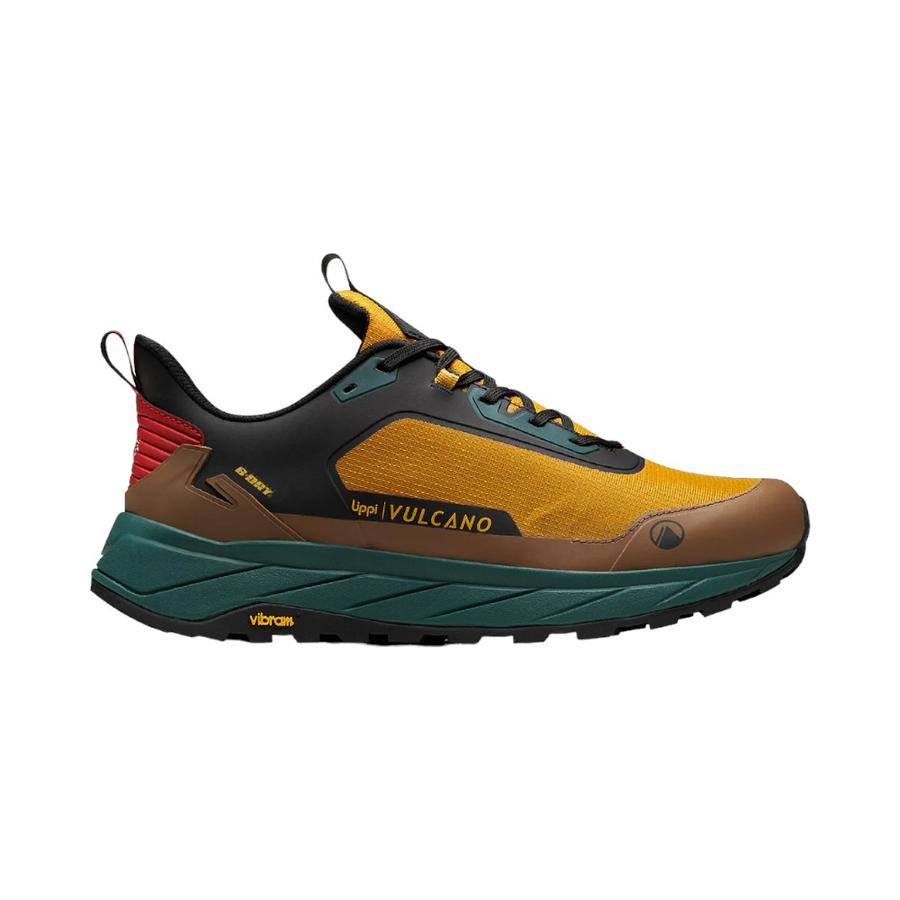 Zapatillas Trekking Hombre Lippi Kronos Mostaza Negro