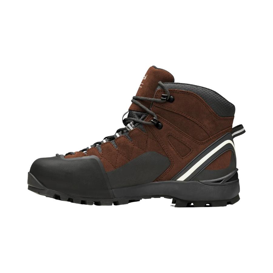 Botines Outdoor Hombre Lippi Bravo Mid Café/Negro