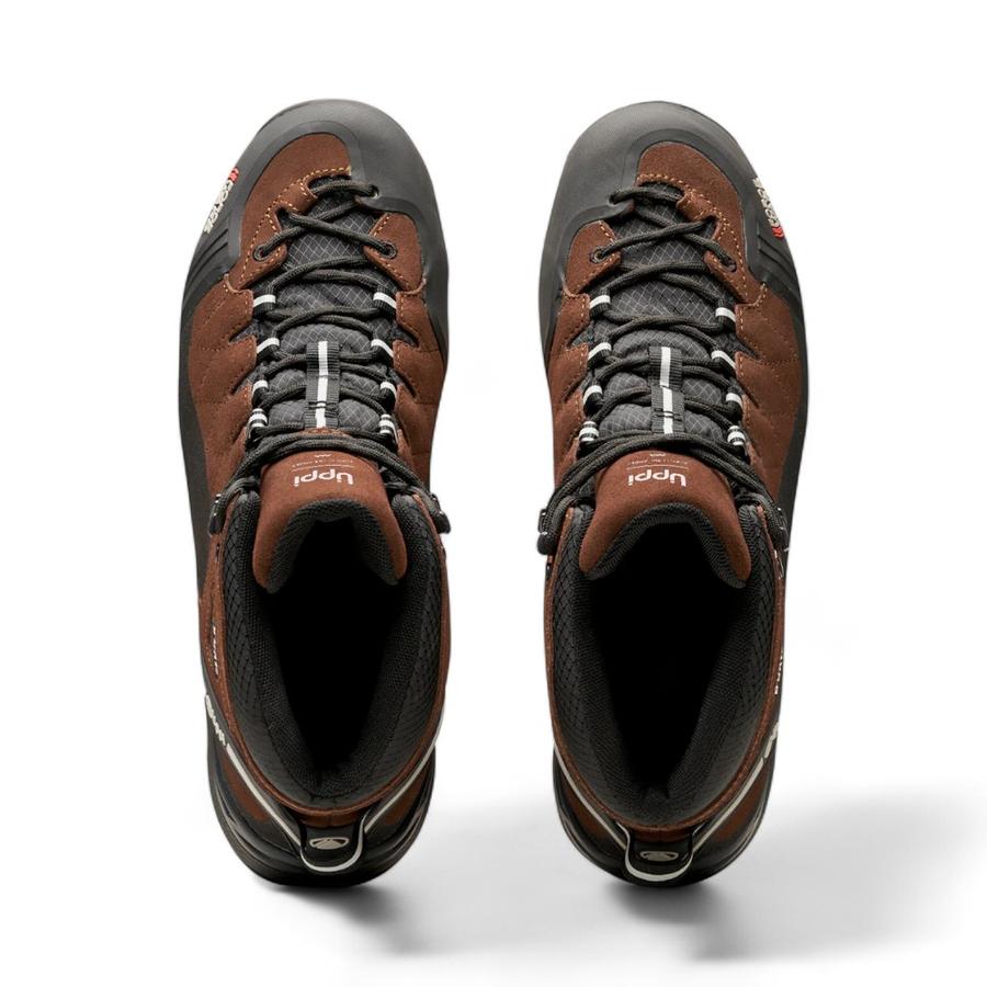 Botines Outdoor Hombre Lippi Bravo Mid Café/Negro