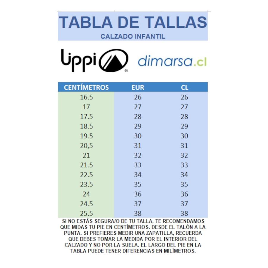 Botin Outdoor Infantil Lippi Puelo Cs Hi Negro