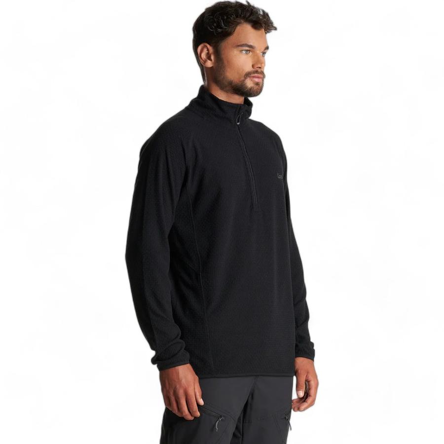 Poleron Hombre Jacaranda Nano-F 1/4 Zip Lippi Azul Marino
