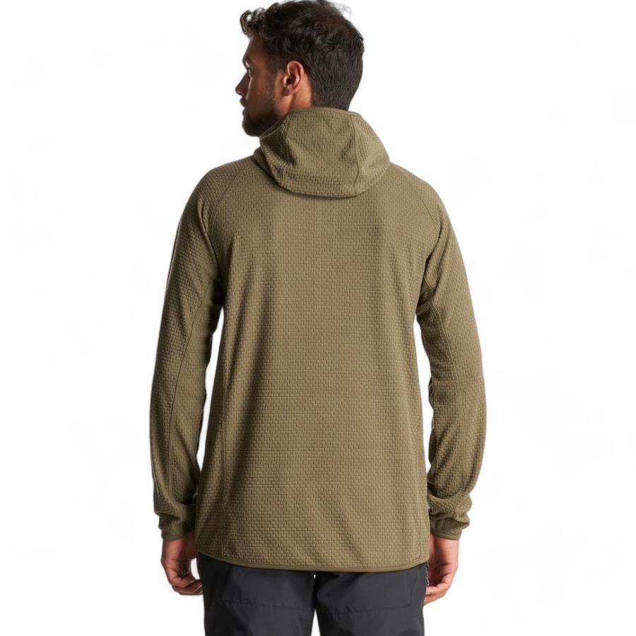 Poleron Hombre Jacaranda Nano-F 1/4 Hoody Lippi Verde