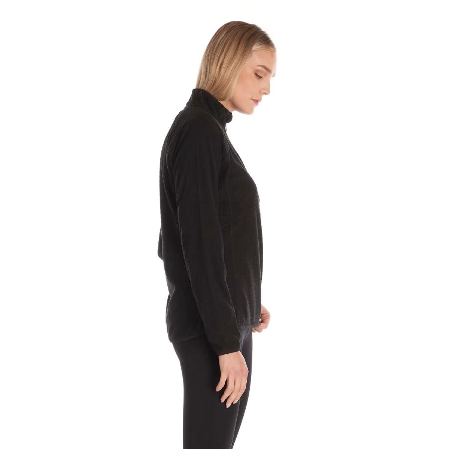 Poleron Lippi Jacaranda Nano-f 1/4 Zip Negro Mujer S