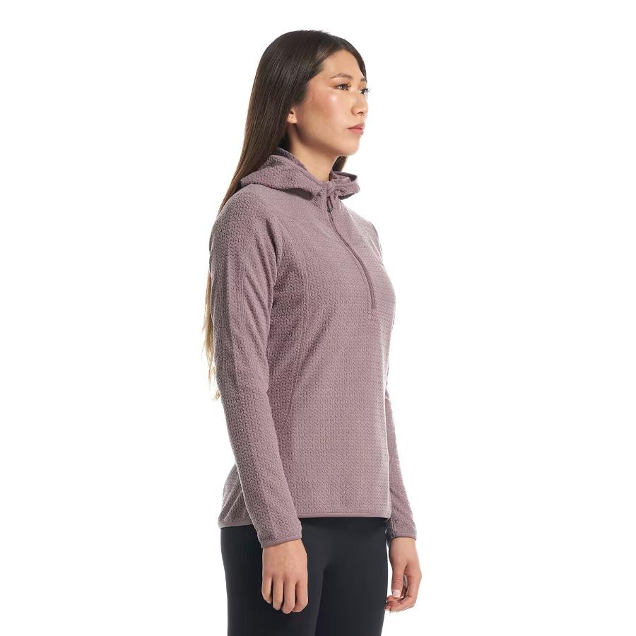 Poleron Lippi Jacaranda Nano-F 14 Zip Hoody Mujer Lila