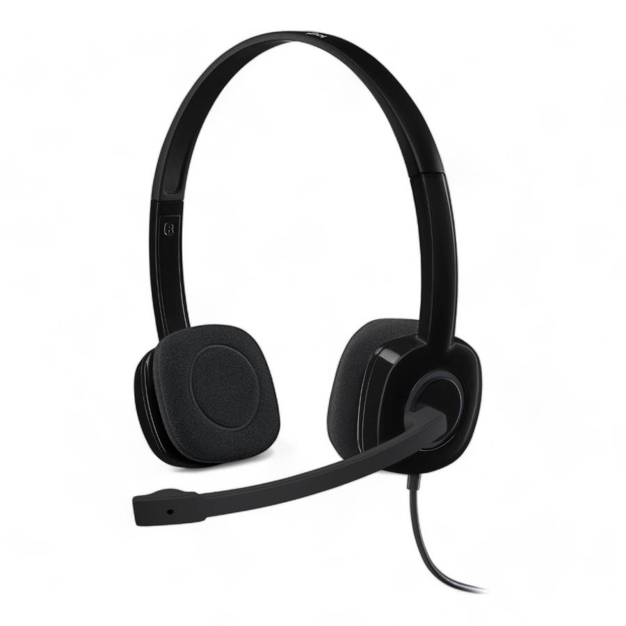 Stereo Headset Logitech H151 Negro