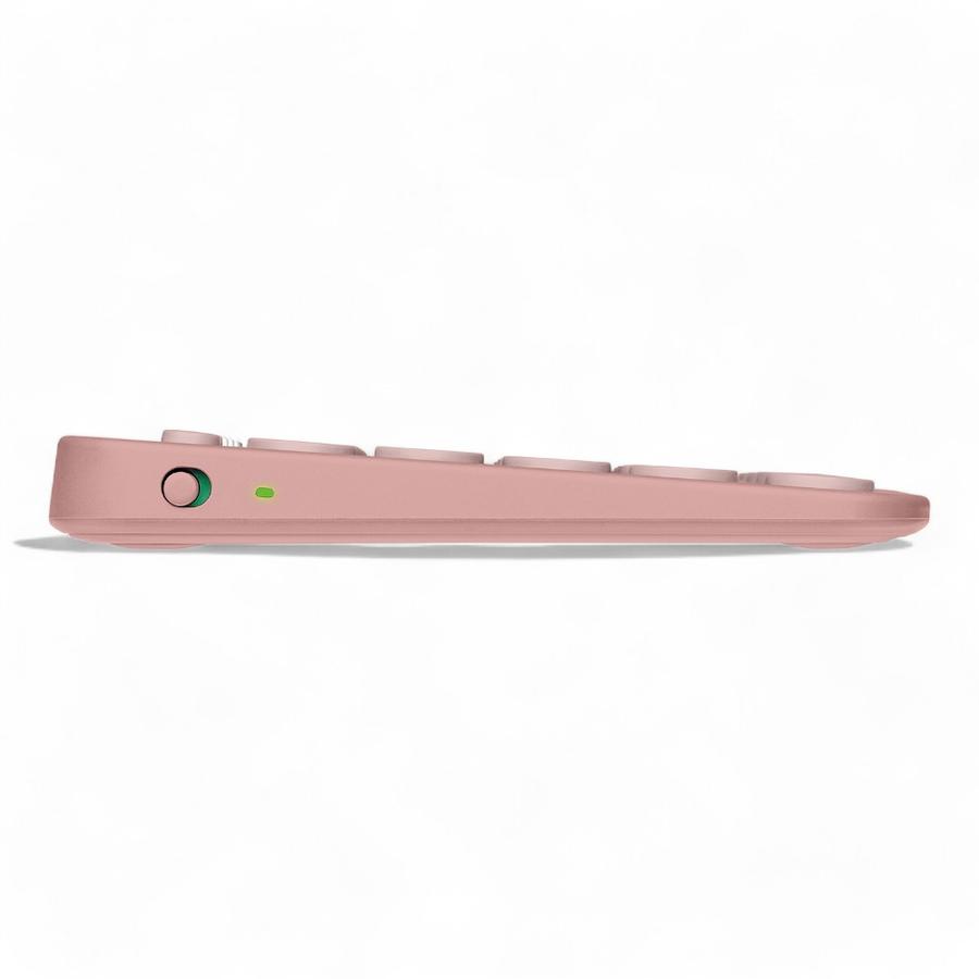 Teclado Pebble Logitech 2 Keys K380 Rosado