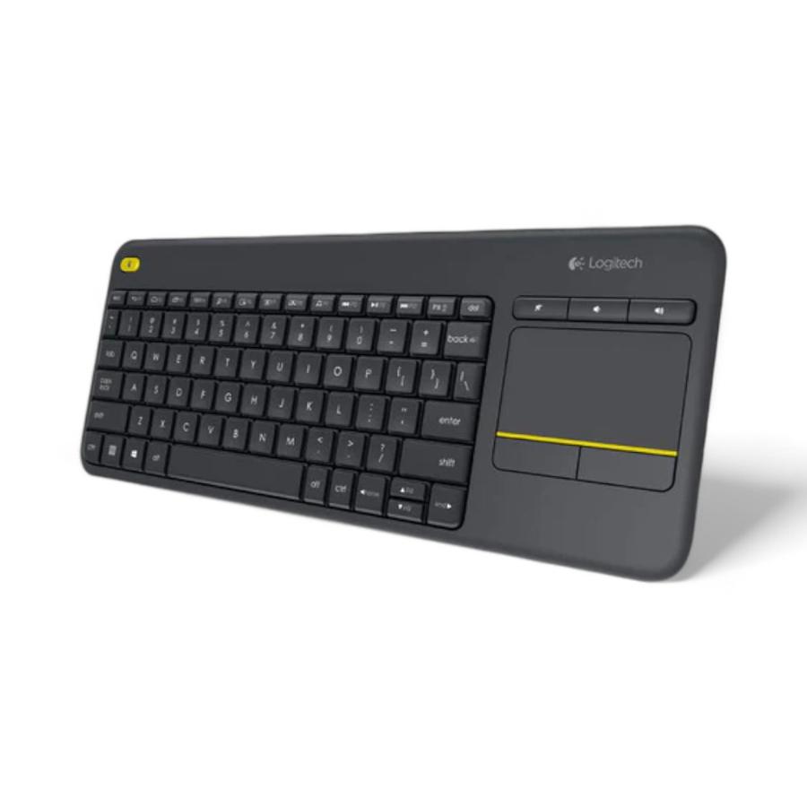 Teclado Inalámbrico Logitech K400 Mouse Pad Negro