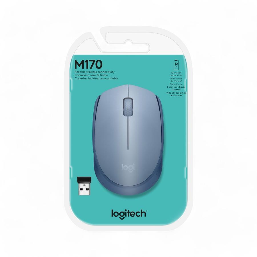 Mouse Inalámbrico Logitech M170 Azul